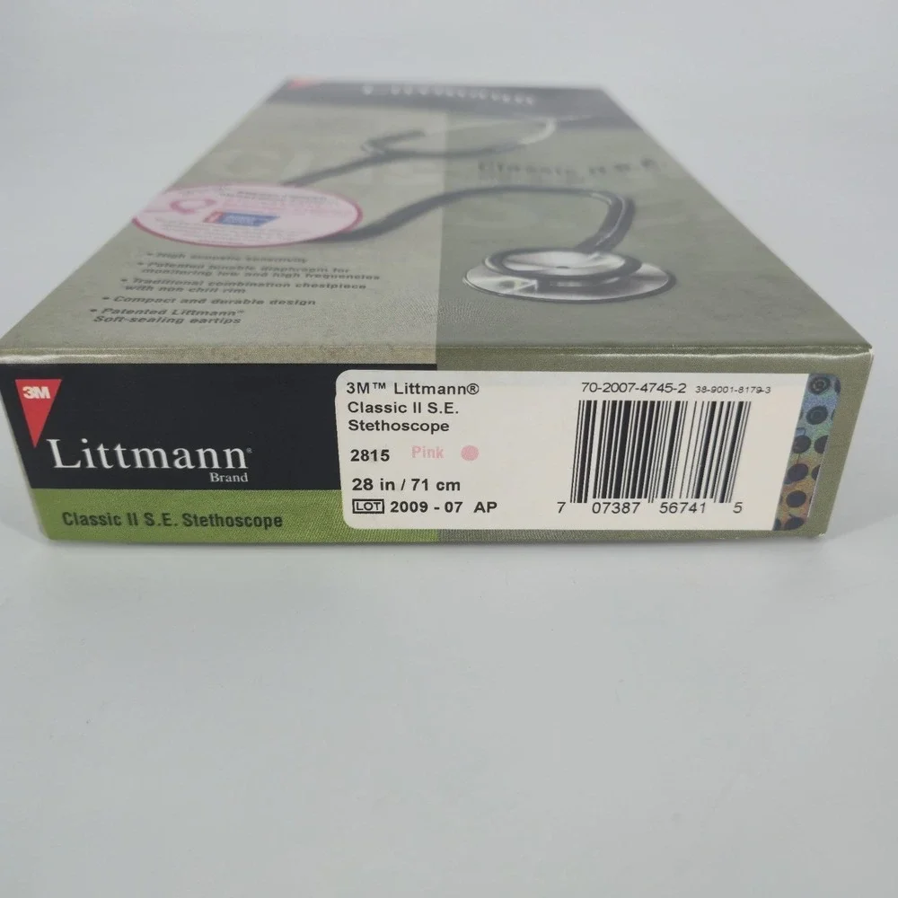 3M Littmann Classic II SE Stethoscope 2815 Pink New Open Box BCA 28